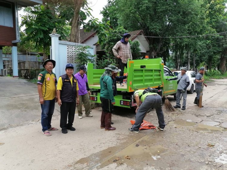 ทน.แม่สอดลุยซ่อมแซม ถนนชุมชนมณีไพรสณฑ์ เทศบาลนครแม่สอด