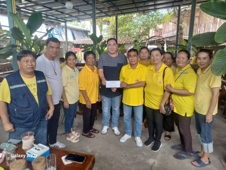 “นายกเคี้ยง” มอบเงิน 10,000 บาท ร่วมทำบุญทอดผ้าป่า
