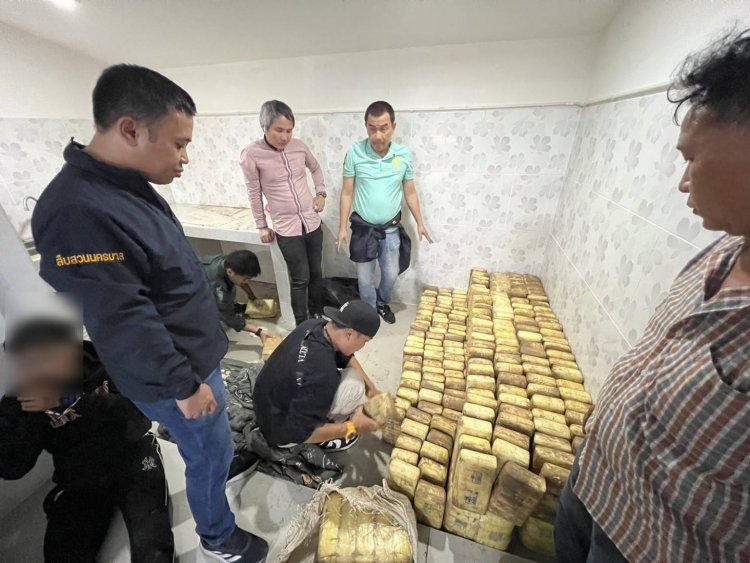 ทลายเครือข่ายยาเสพติด “ปาร์ค ไทรน้อย” พร้อม ยาบ้า 9,426,000 เม็ด
