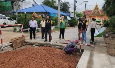 "นายกเสริฐ"  ลงพื้นที่ติดตามโครงการพัฒนา ผังเมืองรวมเมืองแม่สอด