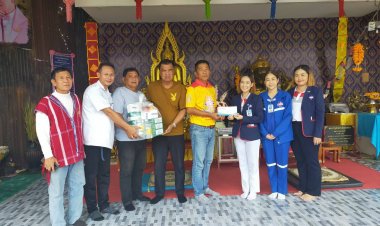 รพ.จุฬารัตน์แม่สอด มอบเงินค่ายา-เวชภัณฑ์ ให้กับสมาคมกู้ภัยนครแม่สอดช่วยเหลือผู้ยากไร้