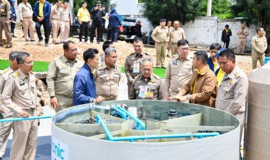 ราชเลขาฯนำคณะ มท.1 ปลัด มท.  ติดตามความก้าวหน้าโครงการพัฒนาเกาะสีชังตามพระราโชบายพระบาทสมเด็จพระเจ้าอยู่หัว