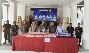 ตำรวจศรีสะเกษบุกจับยกแก๊งค้ายาบ้ายึดของกลาง 9 พันเม็ด