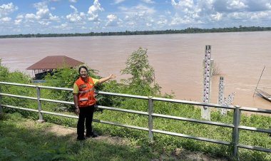 พ่อเมืองอำนาจเจริญสั่งทุกฝ่ายเตรียมพร้อม 24 ชม.รับมือน้ำโขงล้นตลิงทะลักท่วมเมือง