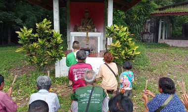 ฮือฮา!!เลขนูนโผล่ที่แขนพ่อปู่ฤาษีศักดิ์สิทธิ์ติดเชิงเขาลานสัก