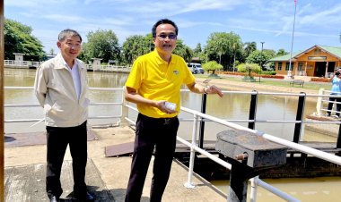 กรมชลเดินหน้าปรับปรุงโครงการส่งน้ำฯ สามชุกมั่นใจแก้น้ำแล้ง-น้ำท่วมให้ชาวสุพรรณบุรี