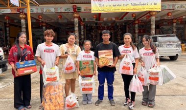 ธารน้ำใจชาวชัยภูมิร่วมบริจาคสิ่งของบรรจุถุงยังชีพส่งช่วยซับน้ำตาเหยื่อน้ำท่วมหนองคาย