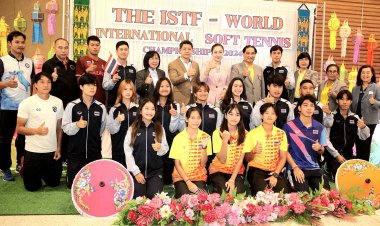 ทีมซอฟท์เทนนิสนานาชาติถึงไทย เตรียมลงชิงชัย THE ISTF-WORLD TOUR