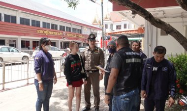 ตำรวจบุกรวบ "พลอย" ดาวติ๊กต็อก ยกเค้าแฟนหนุ่ม อ้างถูกบังคับเป็นเมียน้อย "บอส" แก๊งคอลเซ็นเตอร์