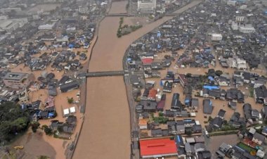 ญี่ปุ่นเจอฝนหนักสุดในรอบ50 ปี เสียชีวิตแล้ว1 ศพ-อพยพประชาชนนับแสน