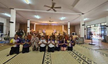 ทีมผู้บริหารบ.ทรัพย์ยั่งยืน ร่วมพิธีบำเพ็ญกุศลสรีระสังขาร “หลวงพ่อขันตี”