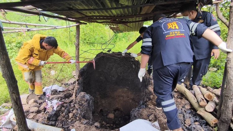 “ศรีสะเกษ” หนุ่มใหญ่พลาดท่าตกเตาเผาถ่านถูกย่างสดดับสลดกลางป่า