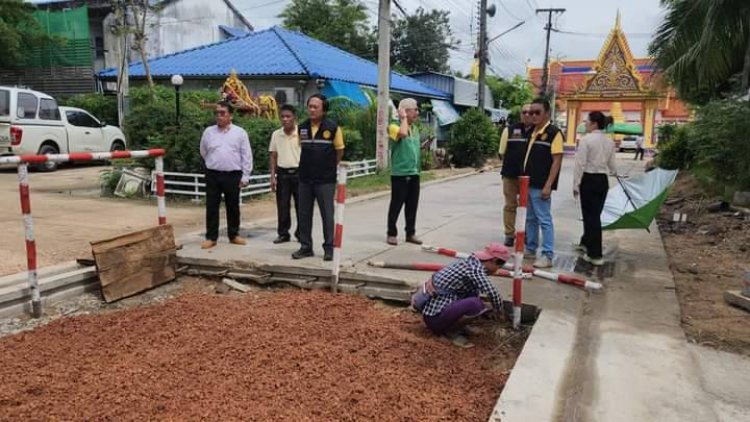 "นายกเสริฐ" ลงพื้นที่ติดตามโครงการพัฒนา ผังเมืองรวมเมืองแม่สอด