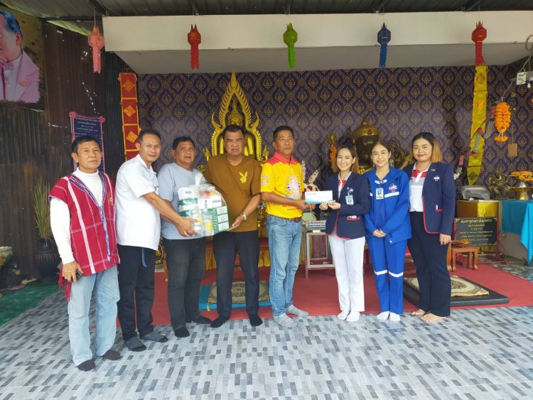 รพ.จุฬารัตน์แม่สอด มอบเงินค่ายา-เวชภัณฑ์ ให้กับสมาคมกู้ภัยนครแม่สอดช่วยเหลือผู้ยากไร้