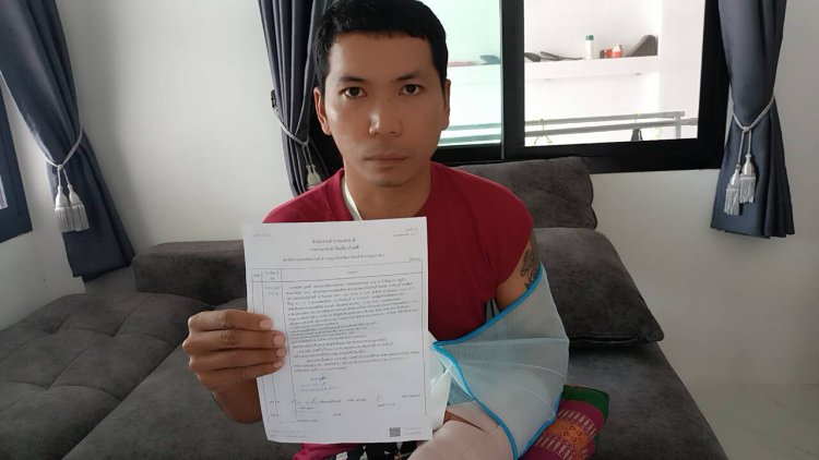 หนุ่มปราจีนฯร้องถูกกระบะเฉี่ยวชนล้มคว่ำเจ็บสาหัสคู่กรณีซิ่งรถหนี