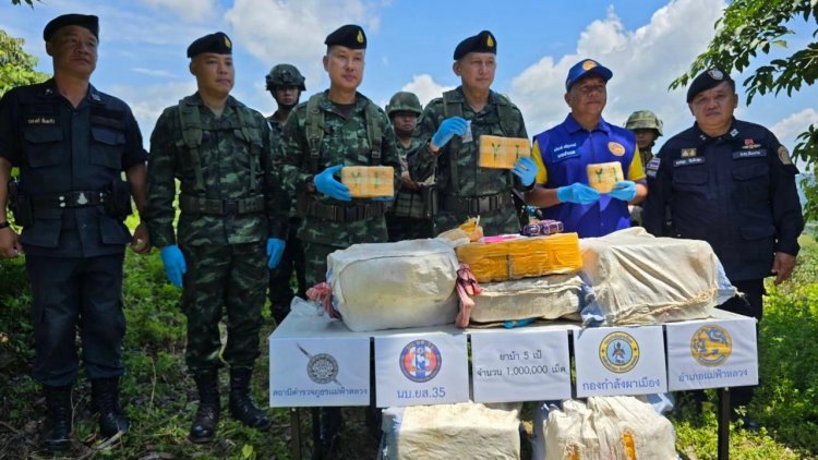 ทหารยิงปะทะเดือดแก๊งยานรกที่แม่ฟ้าหลวง ยึดของกลาง 1 ล้านเม็ด