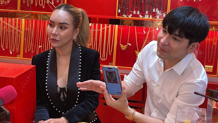 "แม่ตั๊ก"ควงสามี โต้กลับปมขาย "ทองปลอม"วอนเห็นใจร้านเสียเครดิต