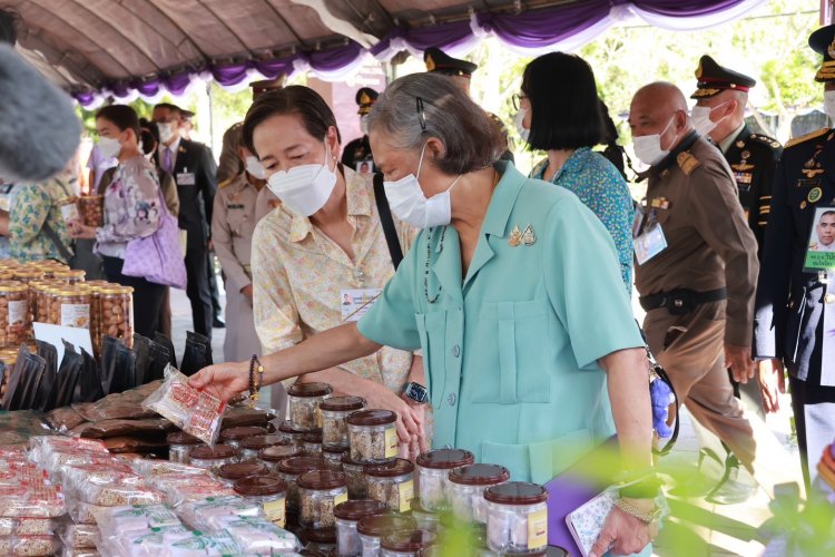 กรมสมเด็จพระเทพฯเสด็จทอดพระเนตรกิจกรรมในศูนย์ศึกษาการพัฒนาพิกุลทอง