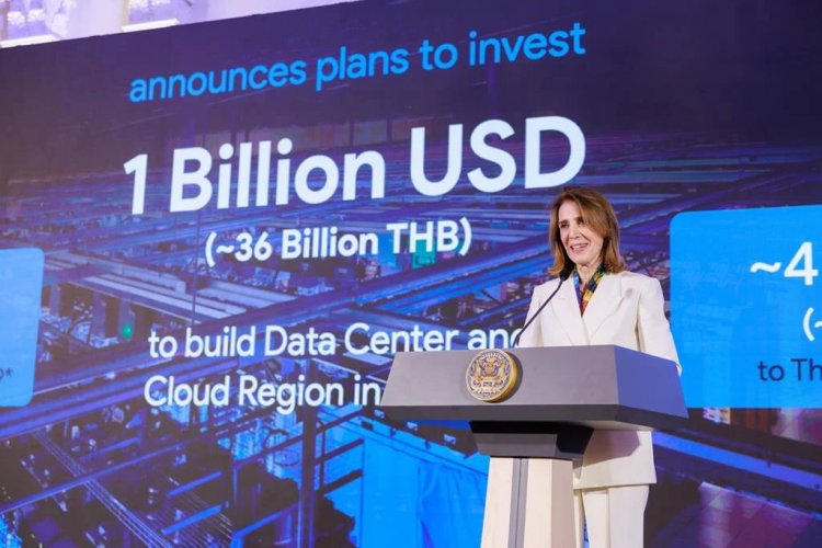 กูเกิล ประกาศลงทุน 3.6หมื่นล้าน ตั้งดาต้าเซ็นเตอร์ในไทย กระตุ้นเศรษฐกิจ 1.4 แสนล้าน