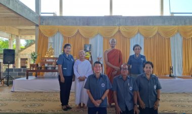 ประชาชนชาวจังหวัดปราจีนบุรี ร่วมประกาศรัตนปริตร เจริญอริยมรรค สัมมาทิฏฐิ ระลึกถึงพระรัตนตรัย