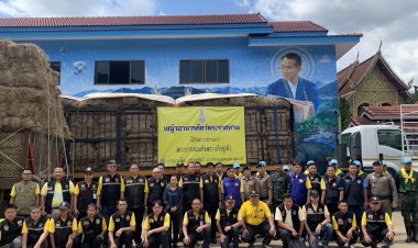 “หญ้าอาหารสัตว์พระราชทาน” ช่วยช้างประสบอุทกภัย ส่งถึงอำเภอแม่แตง จังหวัดเชียงใหม่แล้ว