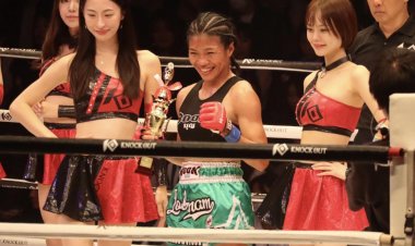 กระหึ่มแดนปลาดิบ!!! ลูกน้ำ กำปั้นสาวไทย กำชัยเหนือ "ซูซูกิ" ที่โตเกียว