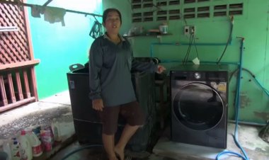 ป้าสุดทน!!ซื้อเครื่องซักผ้าอัตโนมัติมา ใช้ไม่ได้ แจ้งศูนย์ลงมาซ่อมหลายครั้งยังเดี้ยง