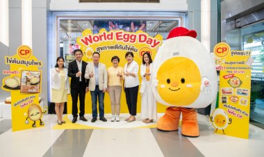 ซีพีเอฟ-ซีพี ออลล์ จัดกิจกรรม 'Celebrate World Egg Day' รณรงค์ตามนโยบายกรมอนามัย ให้คนไทยกินไข่เพื่อสุขภาพ