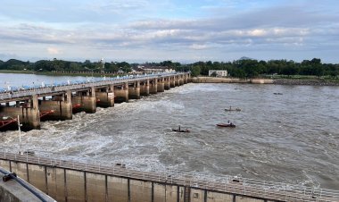 เขื่อนเจ้าพระยาปรับลดระบายน้ำหลังฝนน้อยลง ส่งผลดีท้ายเขื่อนเริ่มดีขึ้น