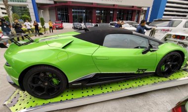 ตำรวจ ปคบ.อายัดรถหรู "บอสพอล "เพิ่มอีกคัน "LAMBORGHINI"