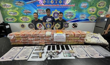 ตำรวจ ศชต.รวบเครือข่ายยาเสพติด 3 รายขยายผลตรวจยึดยาไอซ์ 100 กก.ซุกรถตู้