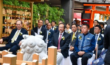 ผู้ว่าชลบุรีร่วมพิธีอัญเชิญเทพเจ้าโอคุนินุชิประดิษฐานศาลเจ้าโอคุนิ ณ เจพาร์ค ศรีราชา