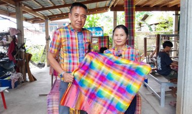 "ผ้าขาวม้าขิด ลาย11สี"สุดยอดซอฟต์พาวเวอร์ เมืองชัยภูมิ