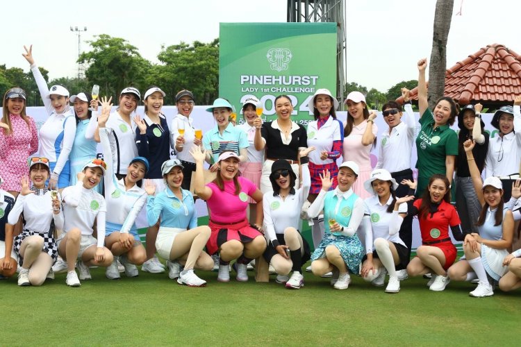 สนามกอล์ฟไพน์เฮิร์สทจัดกอล์ฟแมทซ์พิเศษ “PINEHURST LADY 1st CHALLENGE 2024”