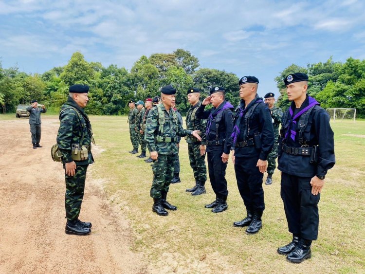 ผู้บัญชาการกองกำลังสุรนารี ตรวจเยี่ยมการปฏิบัติงานพื้นที่ จ.อุบลราชธานี