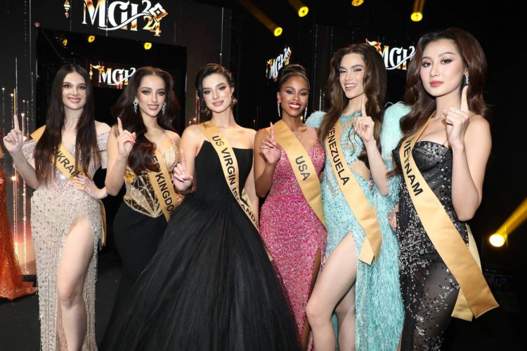 แฟชั่นชุดราตรี สาวงามผู้เข้าประกวดมิสแกรนด์อินเตอร์เนชั่นแนล