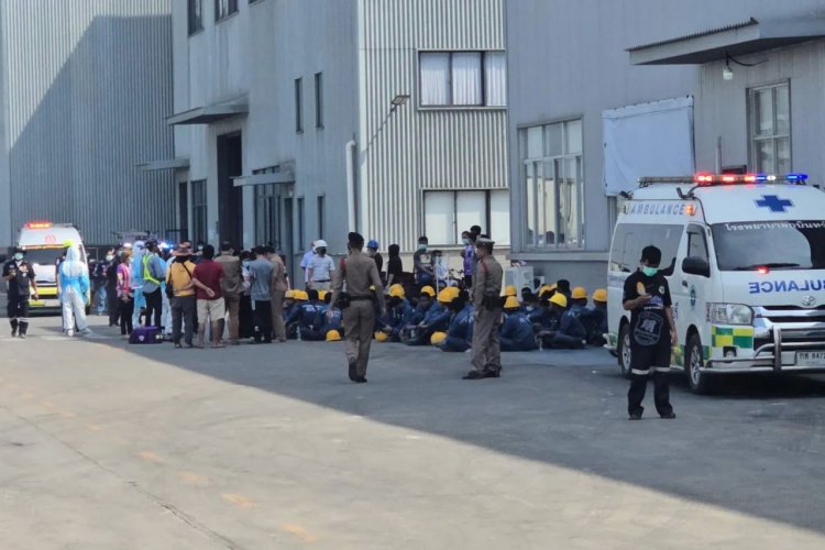อุตฯปราจีนบุรีสั่งปิดโรงงานนิคมฯบางบ่อหลังถังสารเคมีระเบิดดับ 2