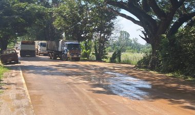 ชาวกบินทร์บุรีร้องทุกข์รถขนดินสร้างมลพิษ ฝุ่นคละคลุ้งทั้งวัน