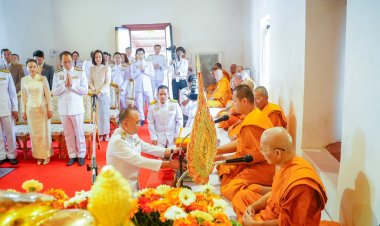 คปภ.ถวายพระกฐินพระะราชทานปี2567 วัดป่าโมกวรวิหาร จังหวัดอ่างทอง