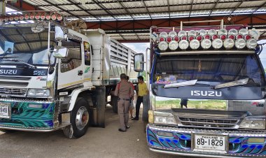 เตือนภัย!คนร้ายลอดรั้วลวดหนามลักแบตเตอรี่รถ 10 ล้อ คืนเดียว 4 ลูก