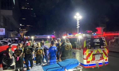 สลด!สาวดิ่งอาคารลานจอดรถ ห้างดังแยกสามย่านดับสยอง