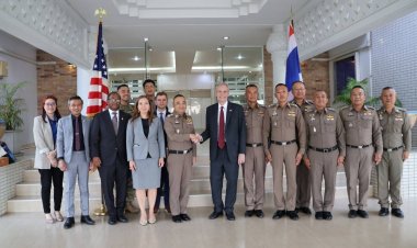 ผกก.สภ.แม่สอด ร่วมต้อนรับทูตสหรัฐฯยกระดับความสัมพันธ์