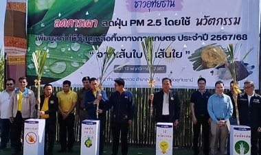 สุดทึ่ง!ใบอ้อยเหลือใช้แปรสภาพเป็น เสื้อ กระเป๋า หมวก ด้วยนวัตกรรมใหม่