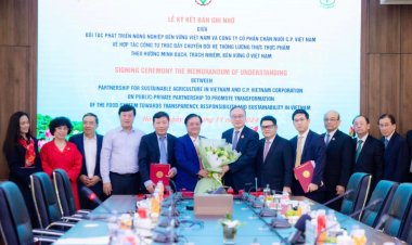 ซี.พี.เวียดนาม สนับสนุนรัฐบาลเวียดนามเพิ่มขีดความสามารถการเกษตรและพัฒนาผลิตภัณฑ์ท้องถิ่น