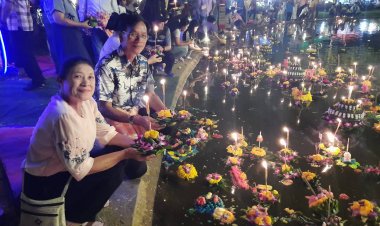 อำนาจเจริญสืบสานจารีตประเพณีลอยกระทง ส่งเสริมการท่องเที่ยว