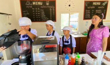 “ร้านกาแฟเด็กน้อยทำมือ มุ่งสู่อาชีพที่ยั่งยืน” รร.บ้านราษฎร์ดำเนิน ชัยภูมิ ฝีกทักษะนักเรียนปูทางสร้างอนาคต