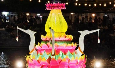 ลอยกระทงริมน้ำกุดป่อง เมืองเลย สืบสานประเพณีไทยท้องถิ่นอีสาน