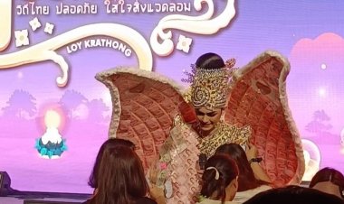 แฟนลิเก แห่มอบมาลัยน้ำใจปีกนก “ศรราม” เต็มคองานลอยกระทง