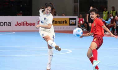 ฟุตซอลหญิงไทย เฉือนชนะ เมียนมา 2-1 เก็บชัยสามนัดรวด การันตีเข้ารอบชิงฯ ศึกชิงแชมป์อาเซียน 2024