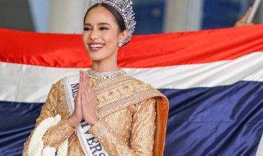 “โอปอล สุชาตา”รองอันดับ 3 มิสยูนิเวิร์ส 2024 กลับถึงไทย